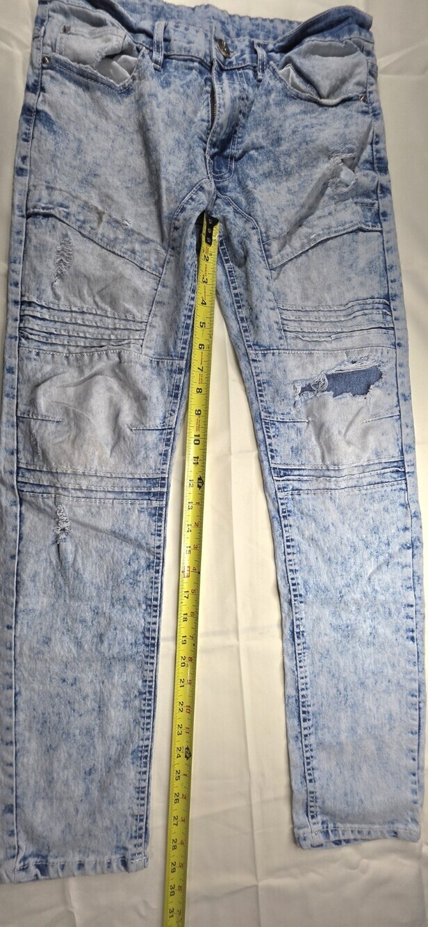 Southpole Womens Jeans Size 16 RN 82628 Light Blue Straight Leg Sku 240
